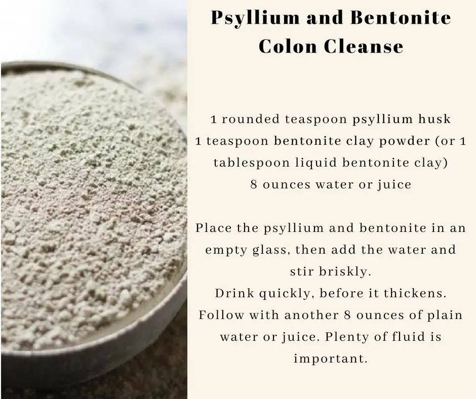 bentonite clay colon cleanse
