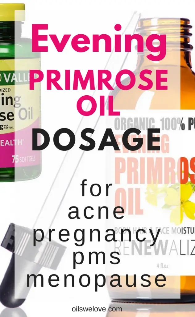 evening primrose oil dosage