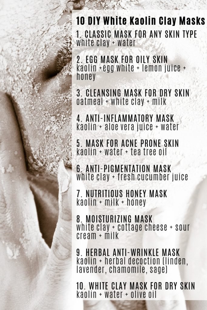 DIY White Clay Masks