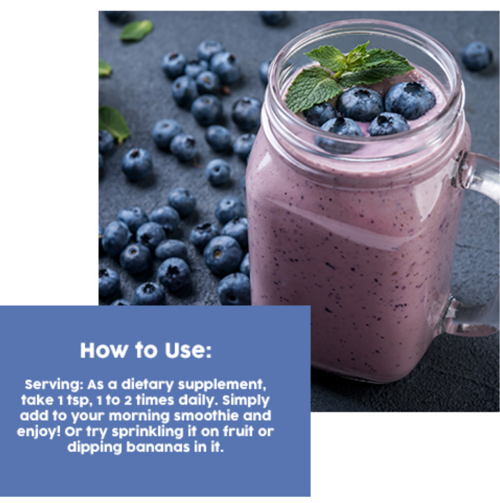 blueberry superfood powder