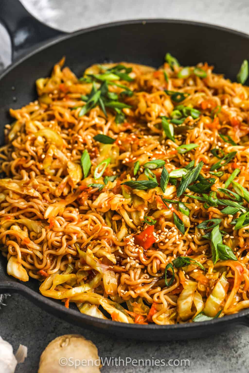 Sweet and Spicy Cabbage Stir Fry