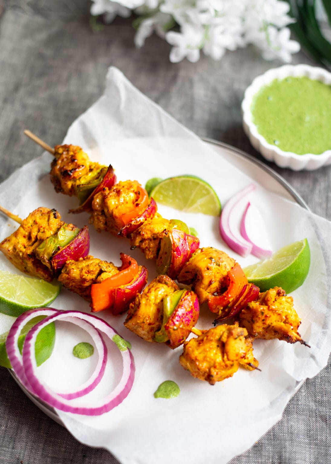 Indian Chicken Tikka Kebab Image