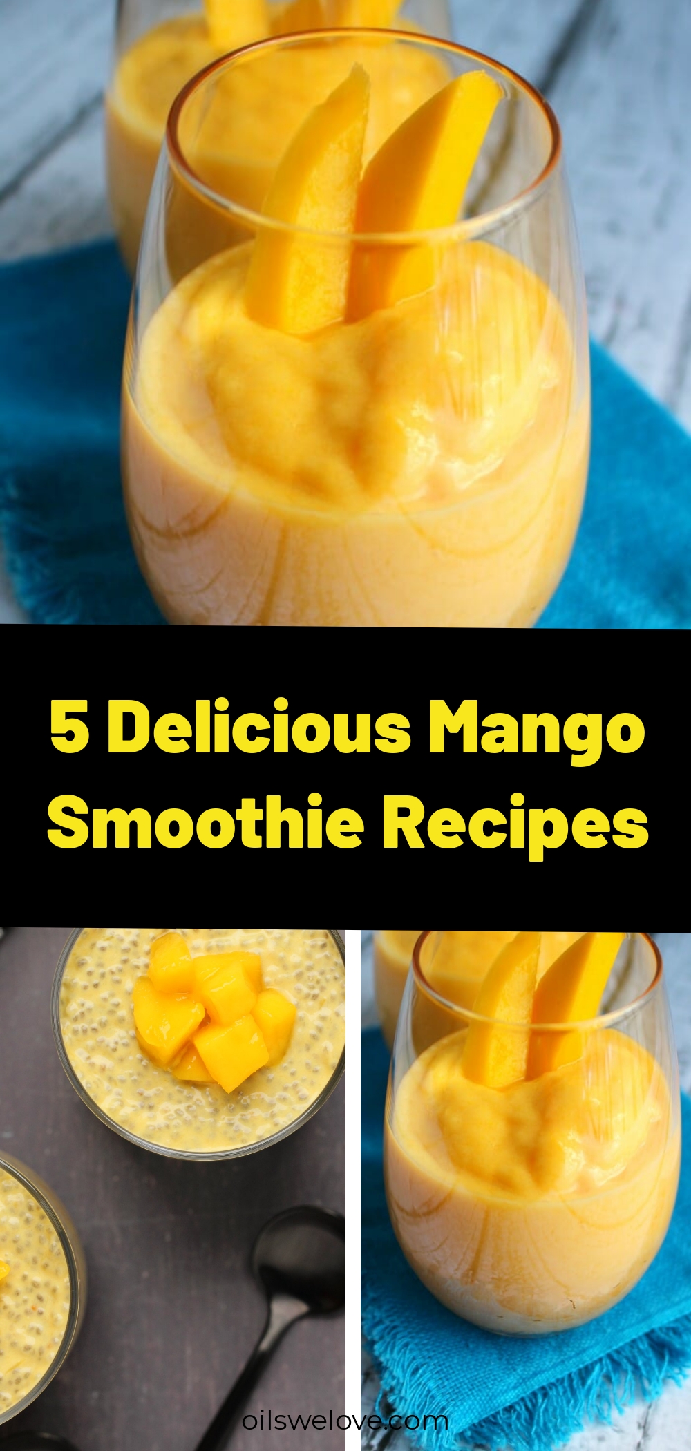 5 Delicious Mango Smoothie Recipes | Oils we love
