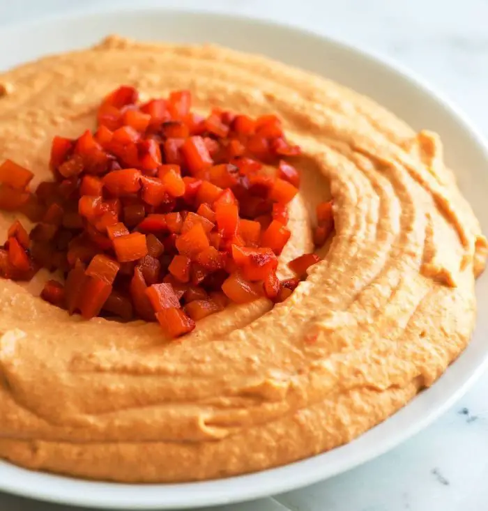 Roasted Red Pepper Hummus Image
