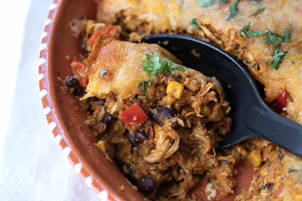 Cheesy Mexican Cauliflower Rice Casserole by Wine A Little, Cook A Lot