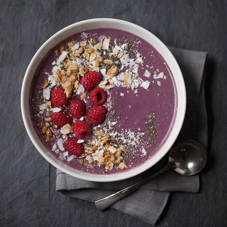 Acai Blueberry Dream Smoothie Bowl by Eating Well