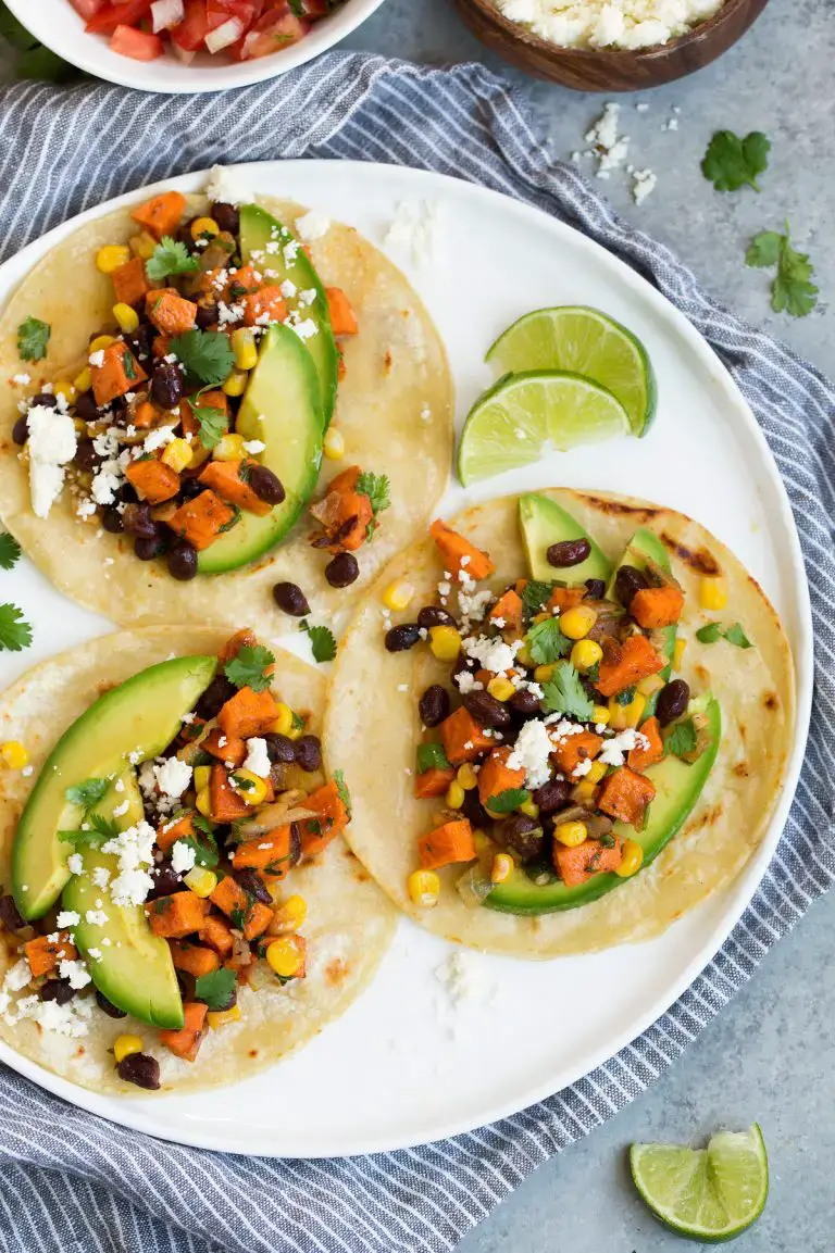 Sweet Potato and Black Bean Tacos 