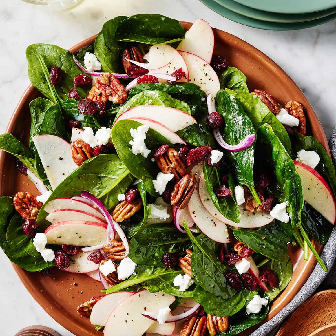 Lemon Herb Spinach Salad - Love and Lemons