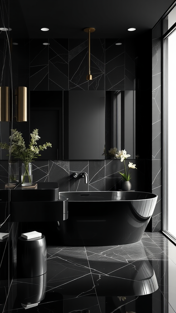 20+  Black Bathroom Decor Ideas