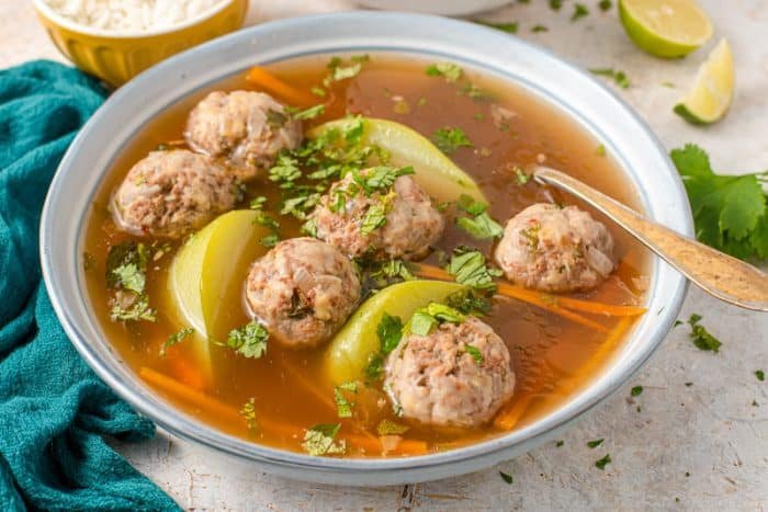 Healthy Meatball Soup