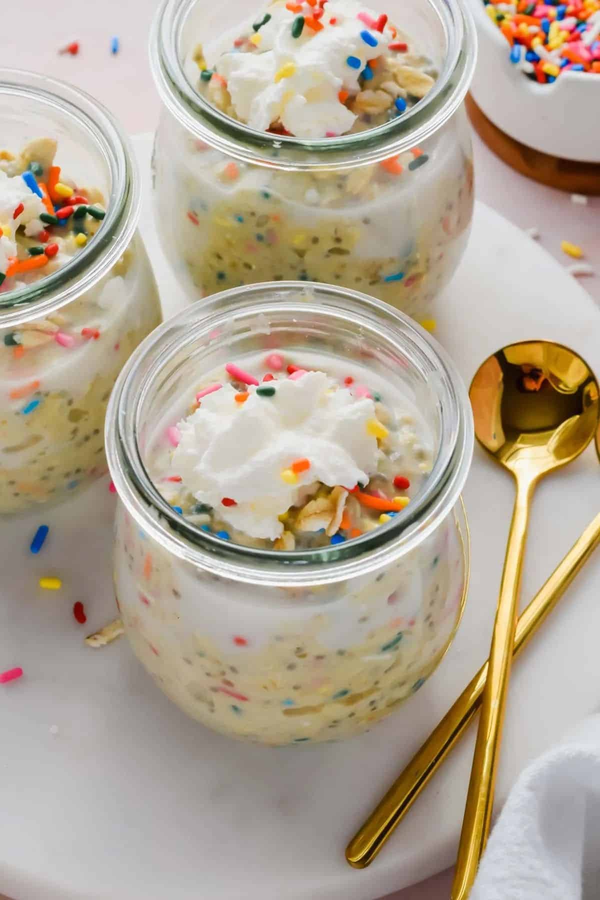 Birthday Cake Overnight Oats