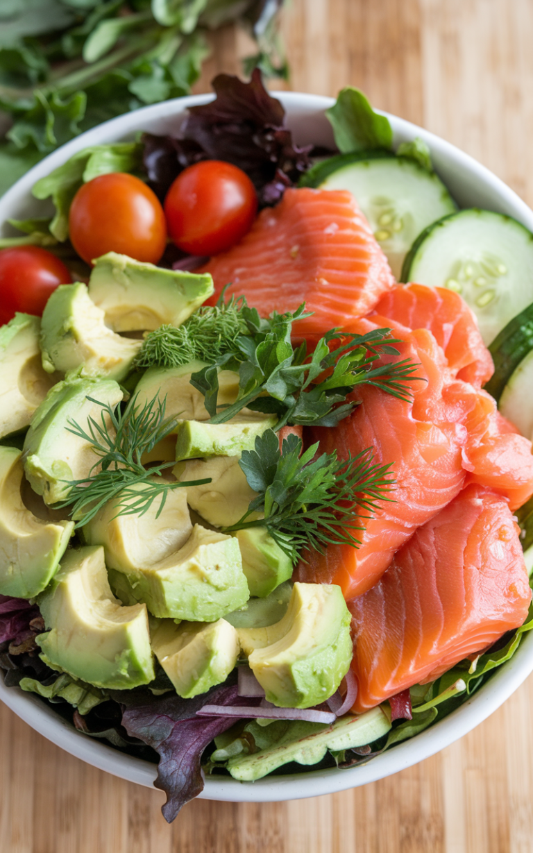 Anti-Inflammatory Salmon and Avocado Bowl