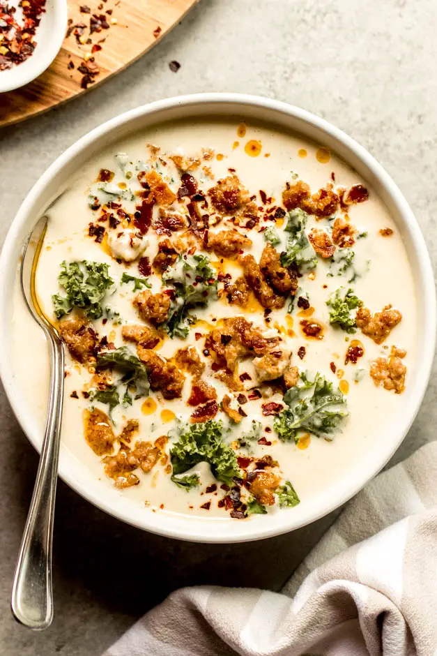 Cauliflower Sausage Soup