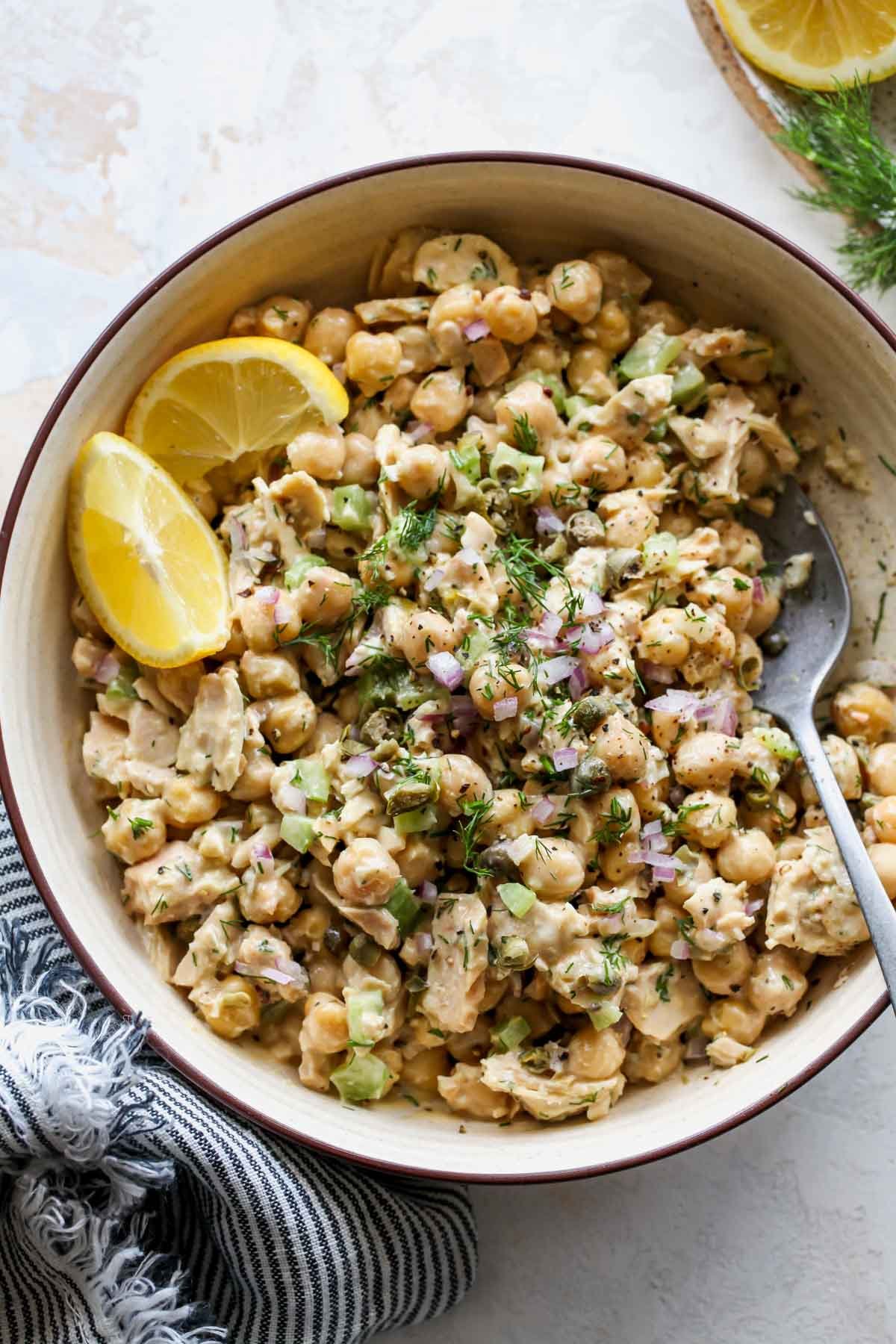 Chickpea Tuna Salad