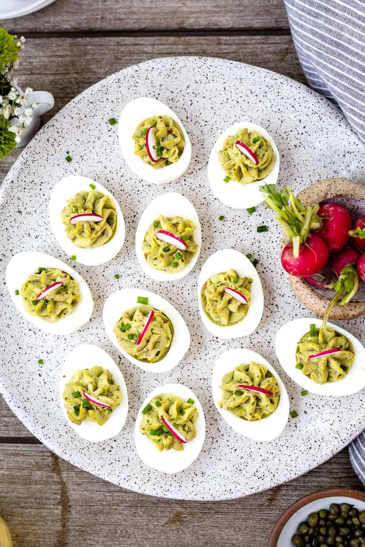 Avocado Deviled Eggs