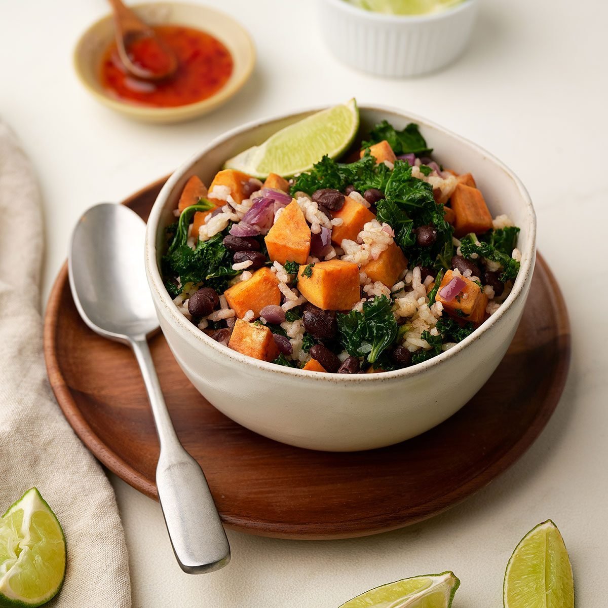 Black Bean & Sweet Potato Rice Bowls