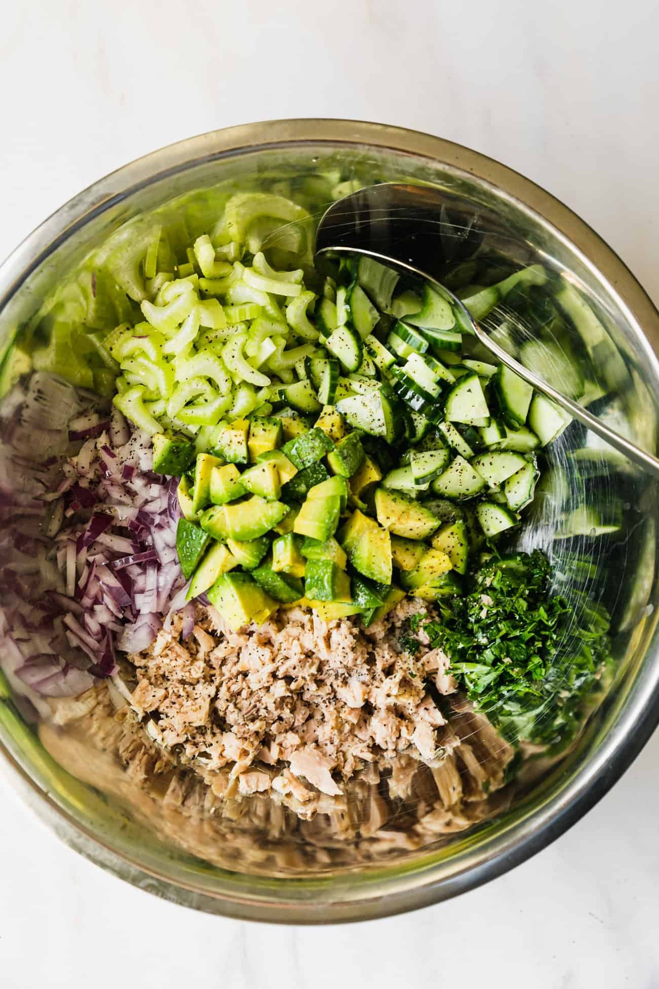 Creamy Avocado Tuna Salad