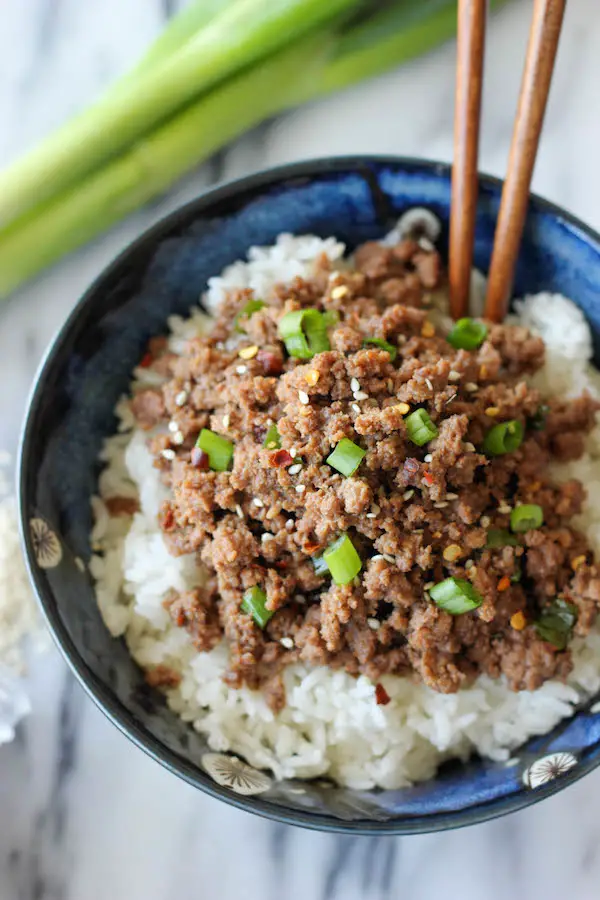 Sweet and Savory Korean Beef Bowls