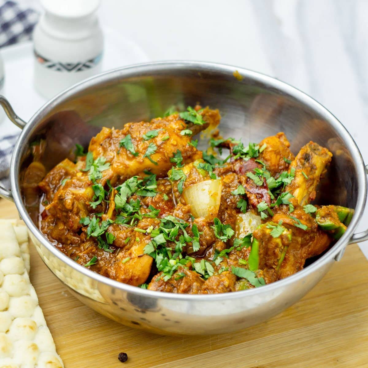 Savory Kadai Chicken