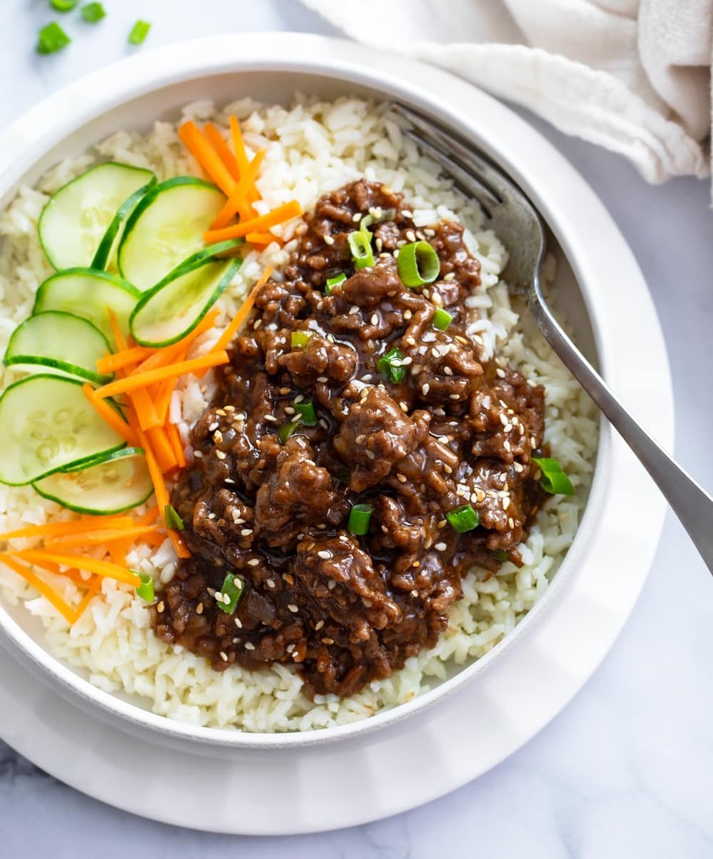 Tender and Juicy Korean Beef Bowls