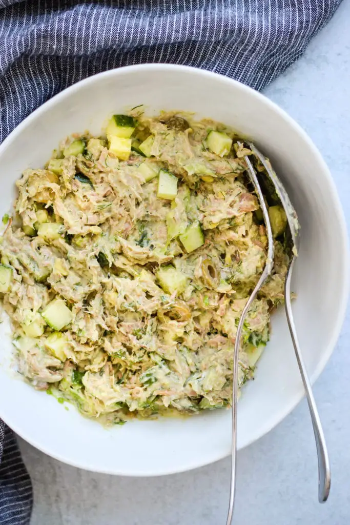 No Mayo High Protein Tuna Salad