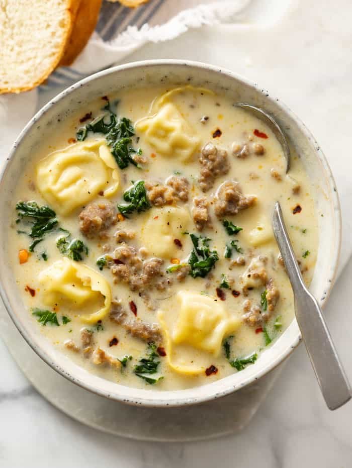 Sausage Tortellini Soup