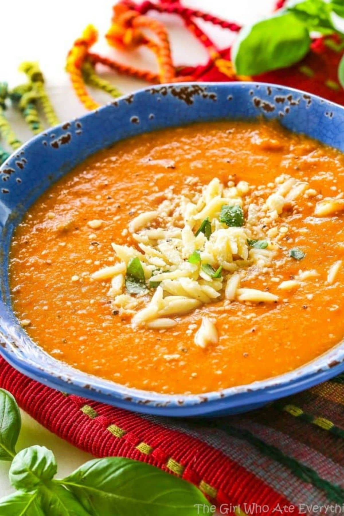 Tomato Basil Parmesan Soup