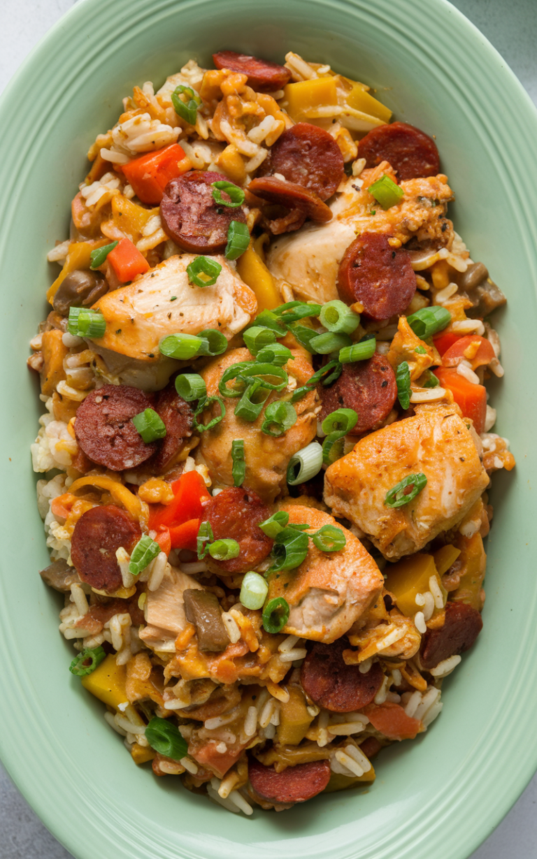 Flavorful Chicken & Chorizo Jambalaya