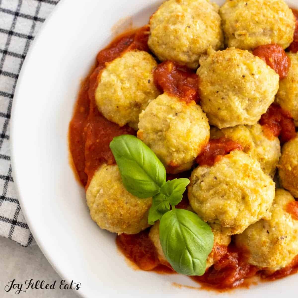 Air Fryer Chicken Meatballs