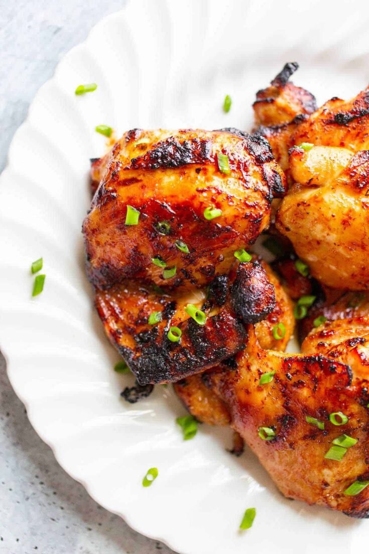 Air Fryer Honey Garlic Chicken Thighs