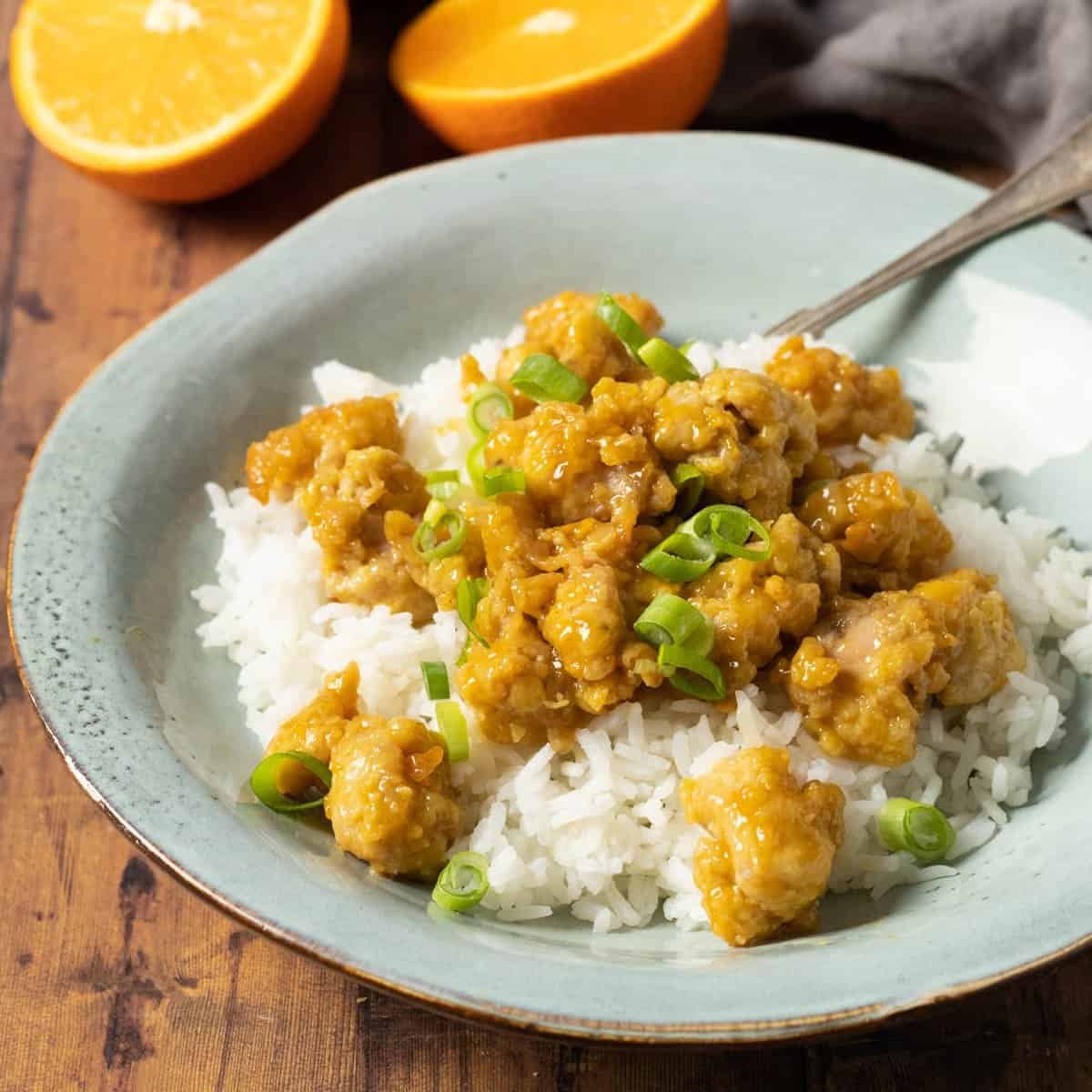 Air Fryer Orange Chicken