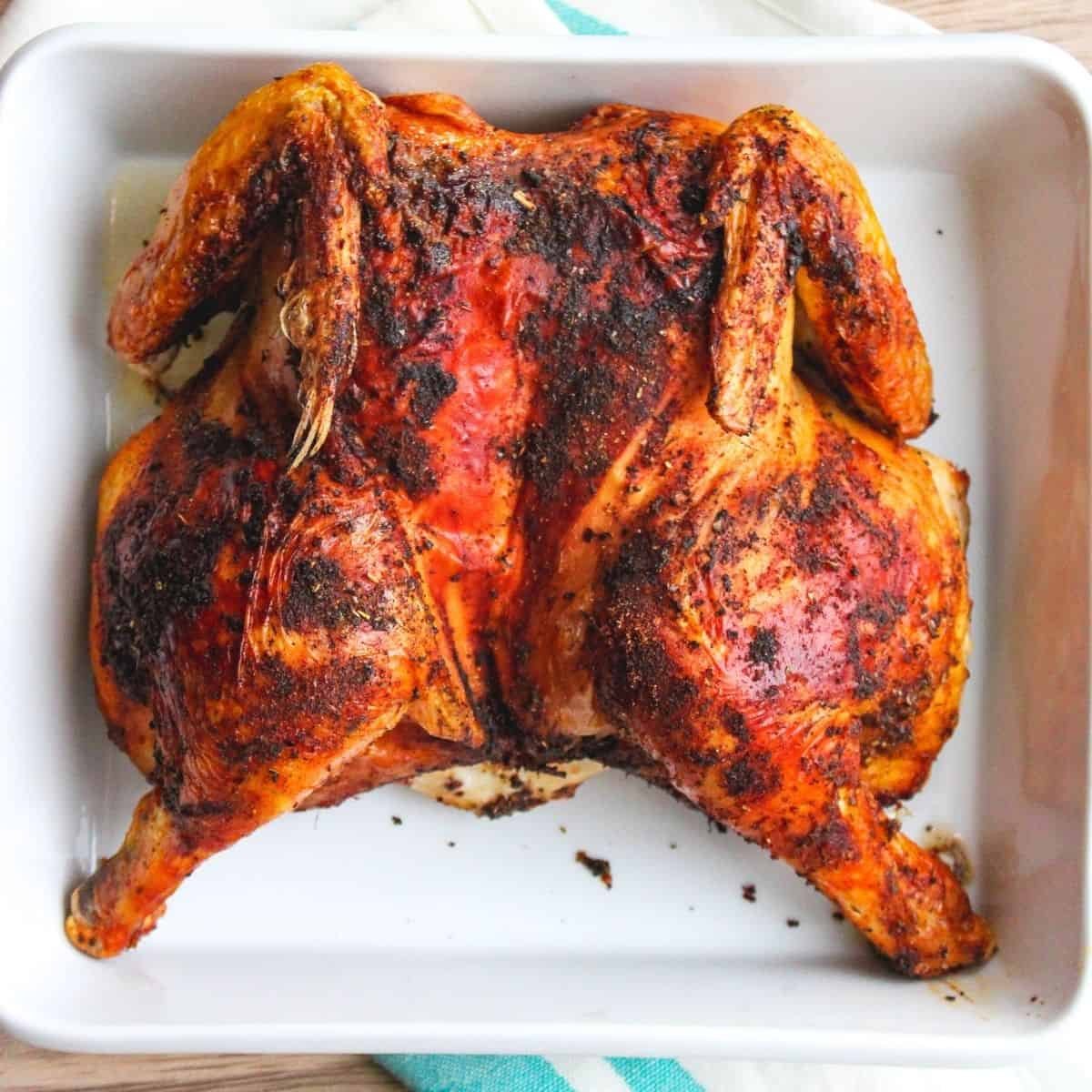 Air Fryer Spatchcock Chicken