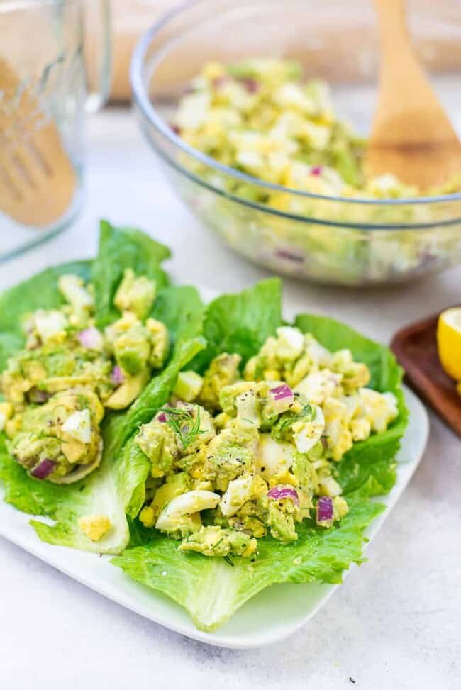 Keto Egg Salad with Avocado