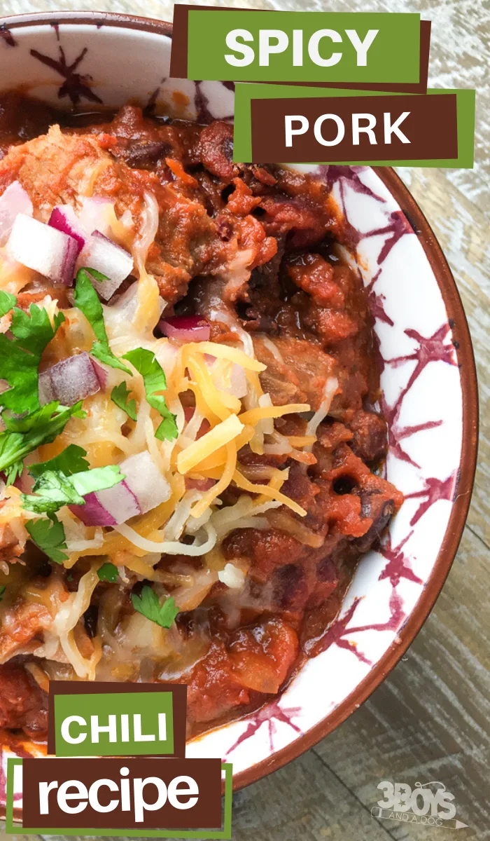 Spicy Pulled Pork Chili