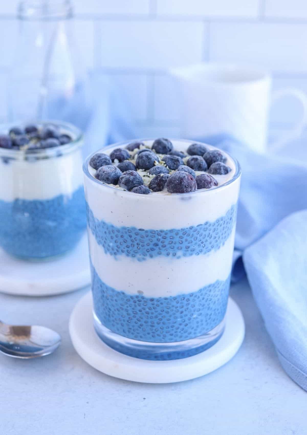 Blue Chia Pudding