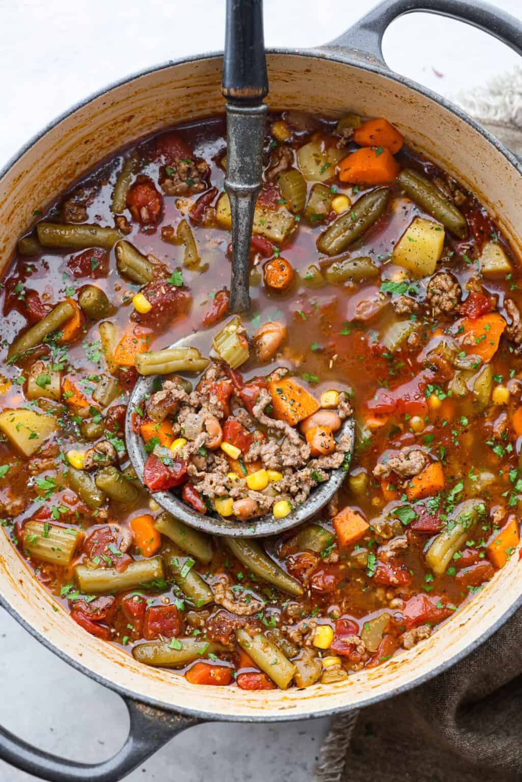 Cowboy Hamburger Soup