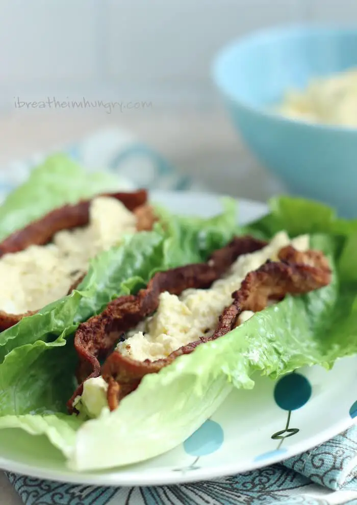 Easy Keto Egg Salad from I Breathe I'm Hungry