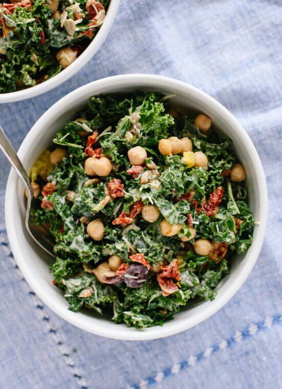 Kale & Apple Salad with Granola Croutons