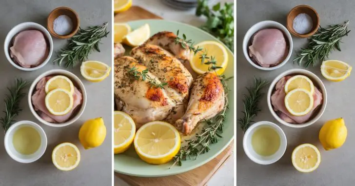 Easy Sheet Pan Lemon Herb Chicken