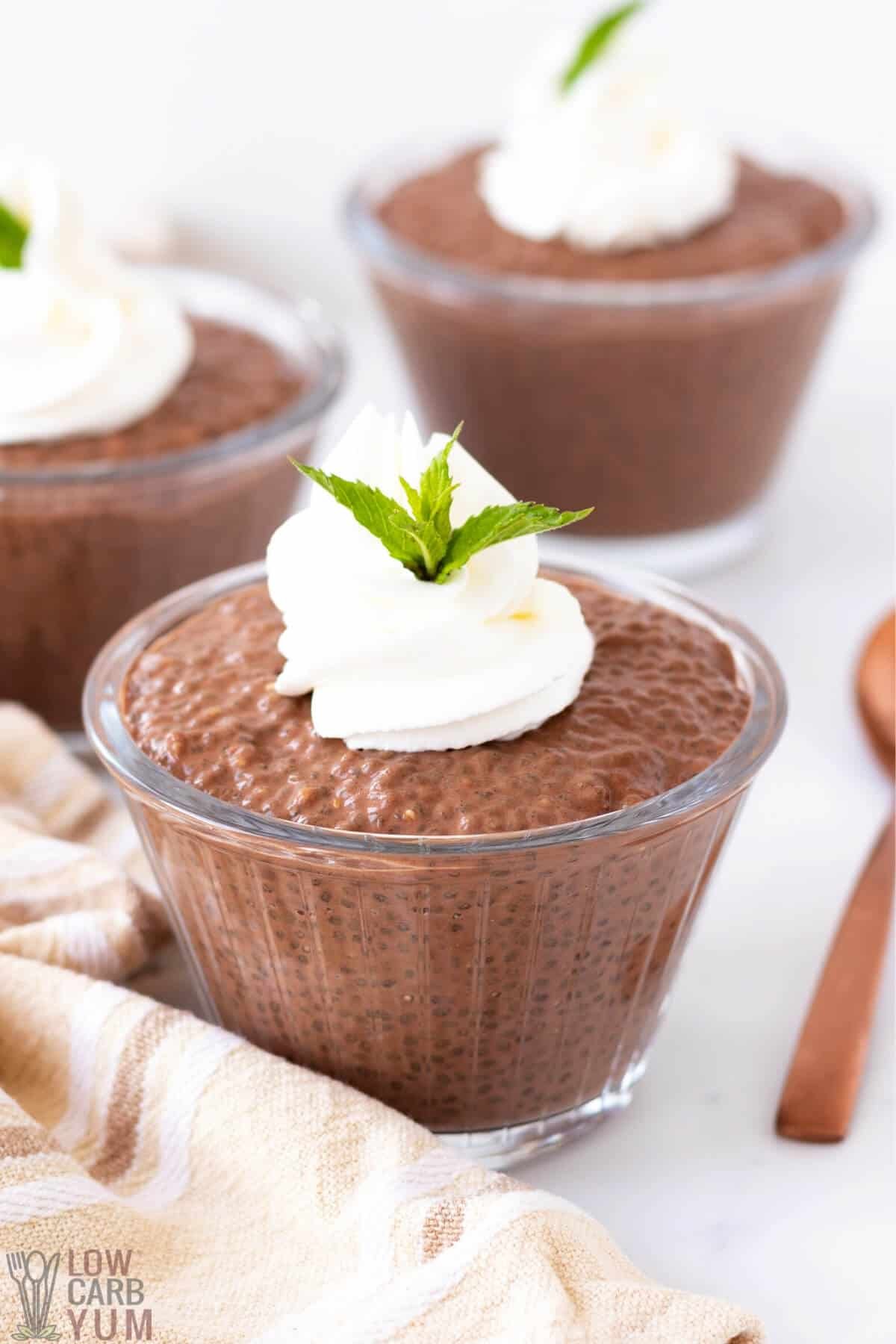 Keto Chocolate Chia Pudding