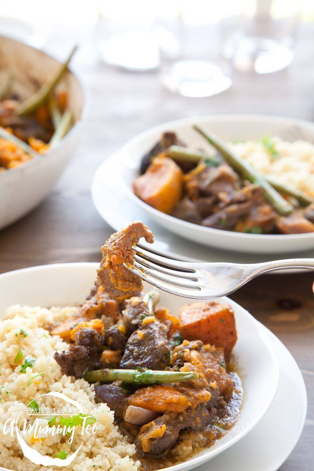 Slow-Cooked Lamb and Sweet Potato Casserole