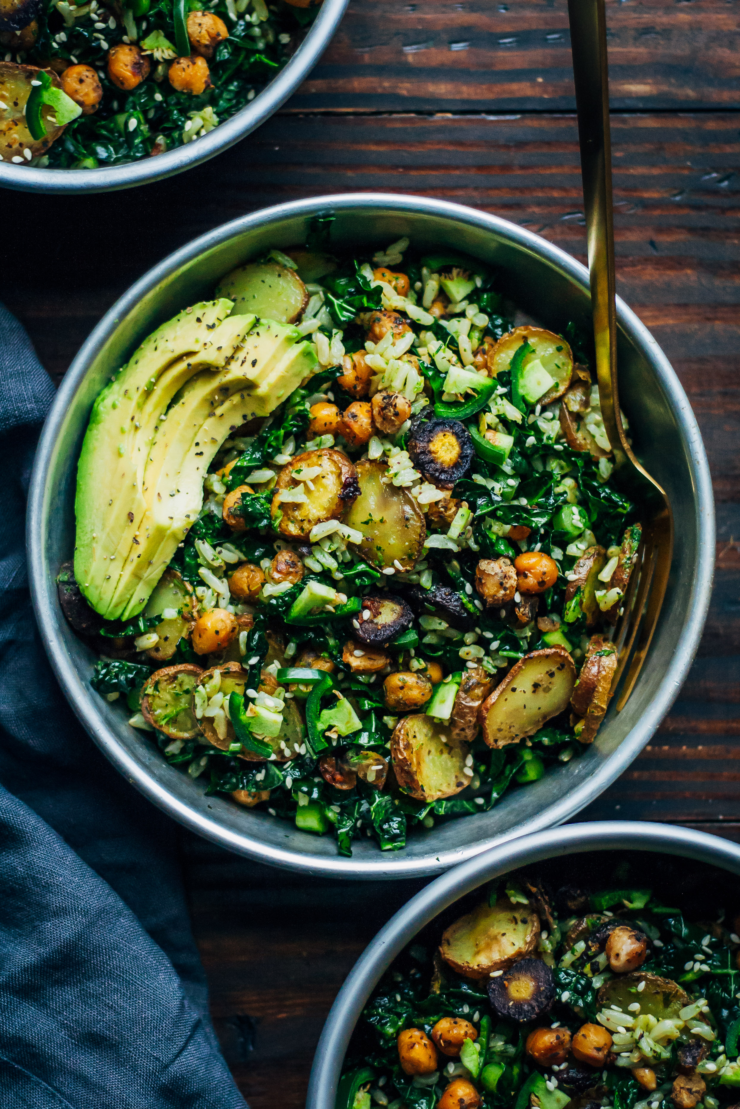 Kale Detox Salad with Pesto