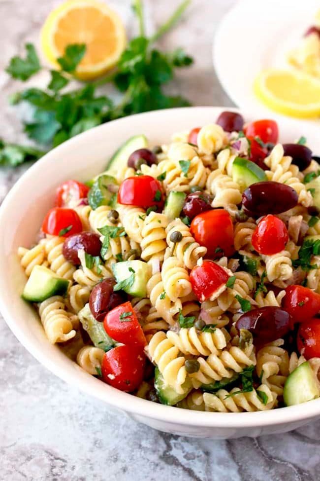 Pasta Salad with Homemade Dressing