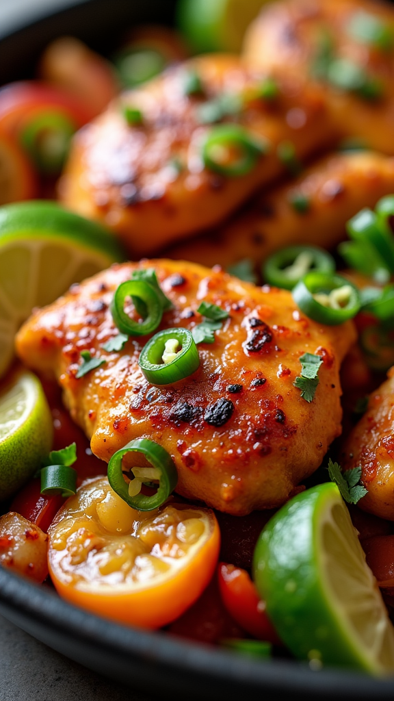 Sizzling Jalapeño Lime Chicken Fajitas