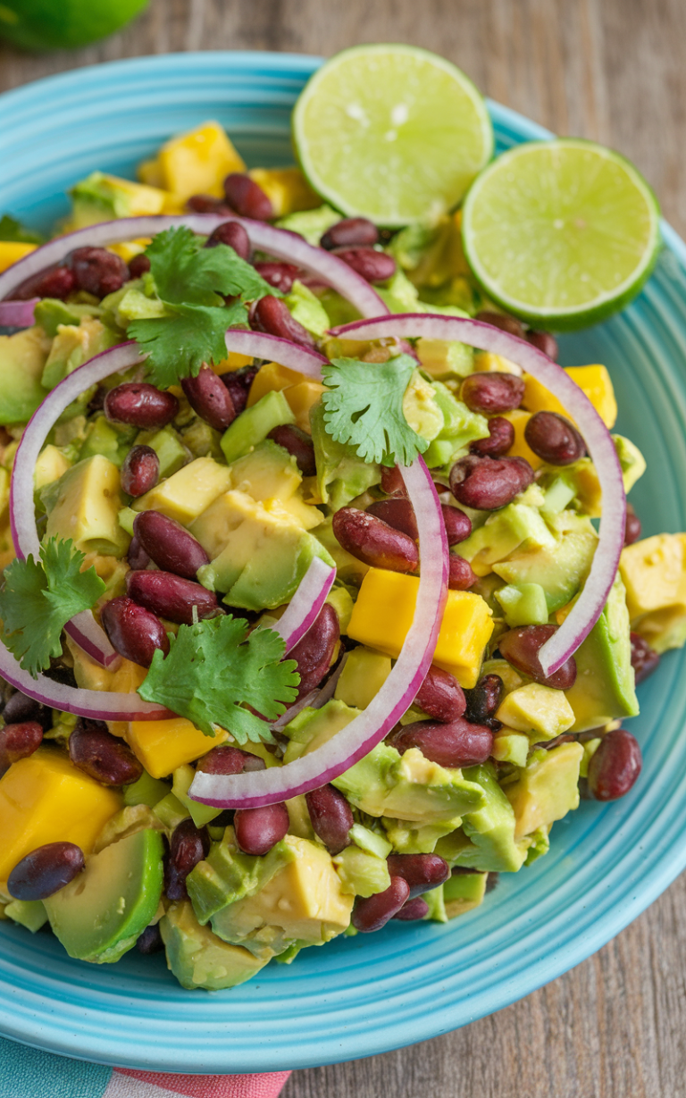 Cholesterol Lowering Black Bean & Mango Salad