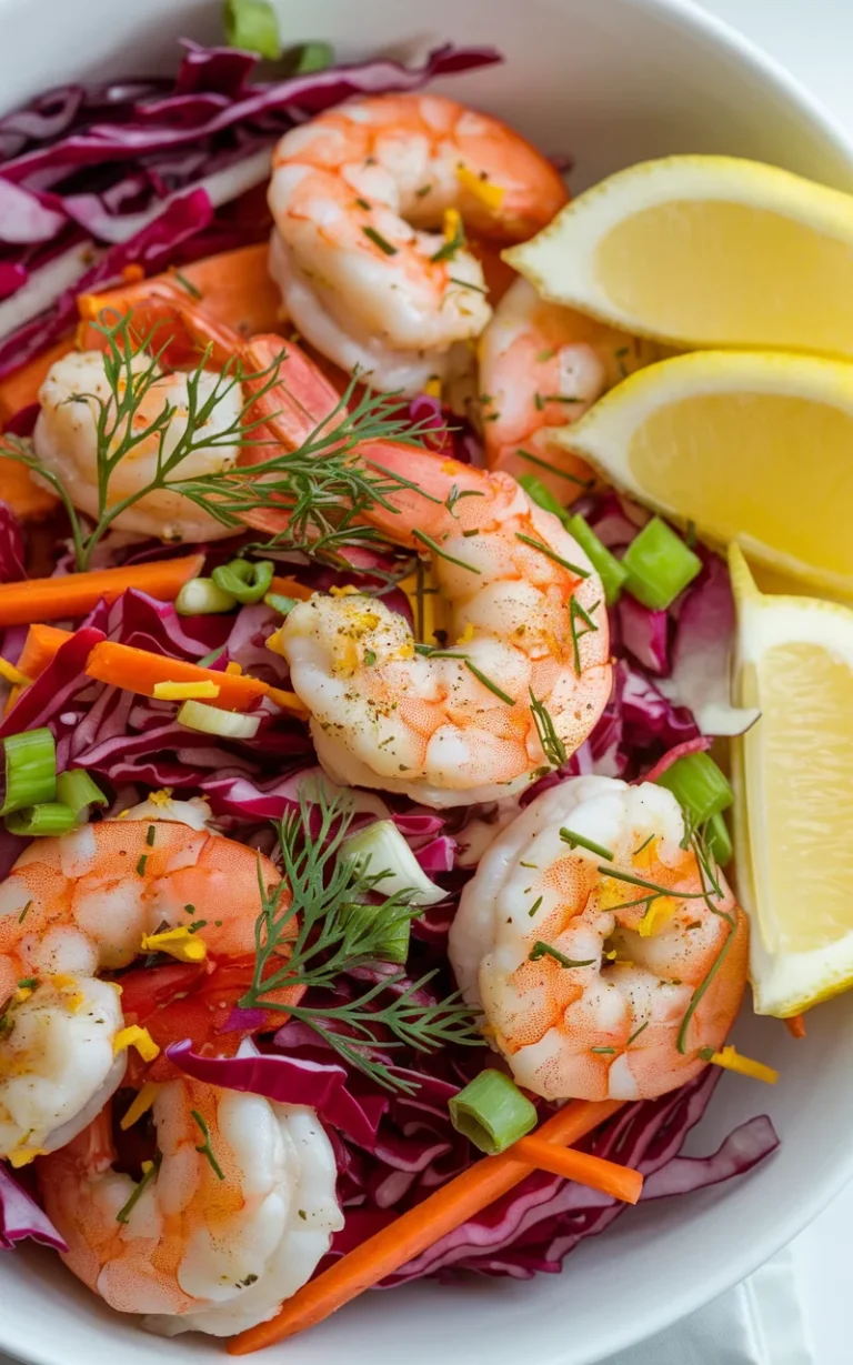 Anti-Inflammatory Shrimp and Cabbage Slaw