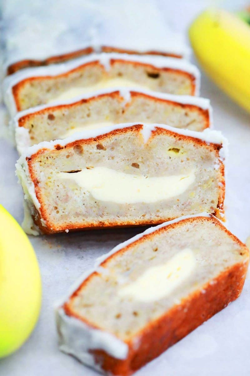 Cheesecake Banana Bread