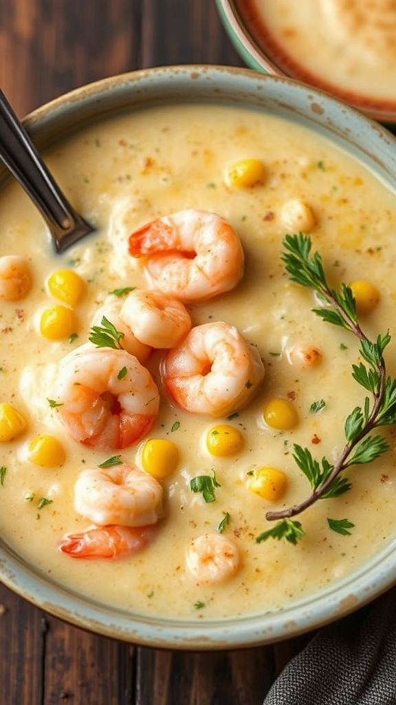 Creamy Shrimp and Corn Chowder