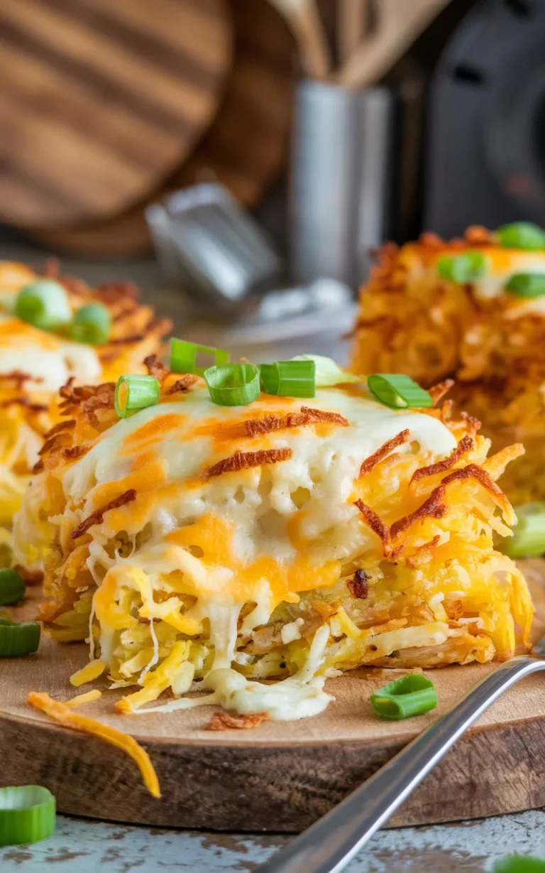 Easy Air Fryer Hashbrown Casserole Recipe