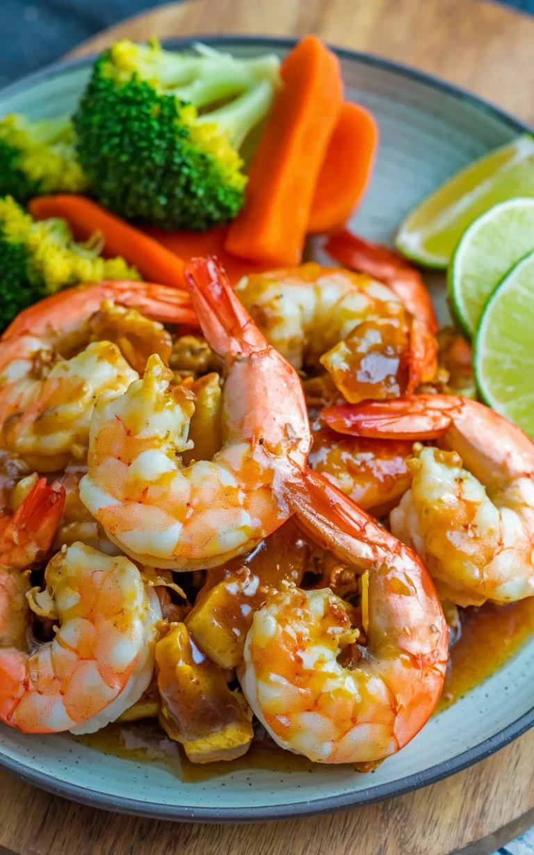 Ginger Honey Shrimp Stir Fry